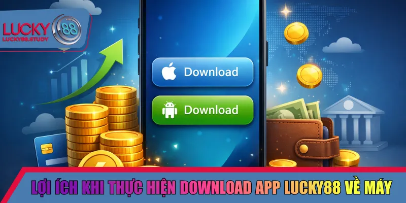 Lợi ích khi thực hiện download app Lucky88 về máy