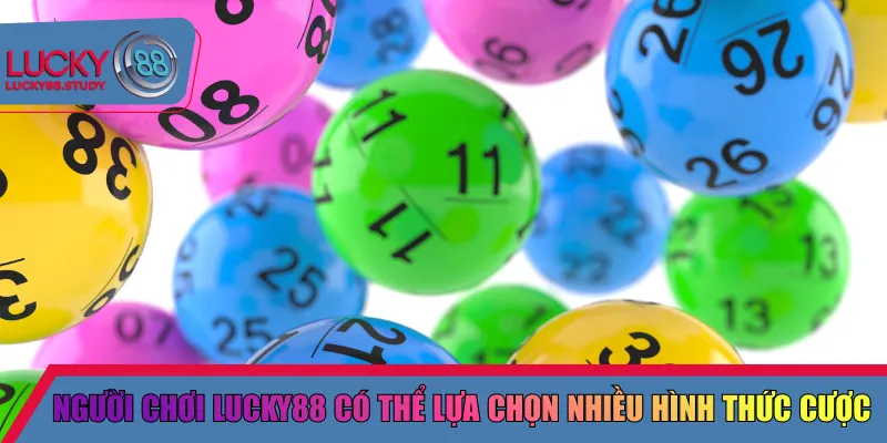 Người chơi Lucky88 có thể lựa chọn nhiều hình thức cược