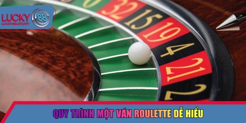 Quy trình một ván Roulette dễ hiểu